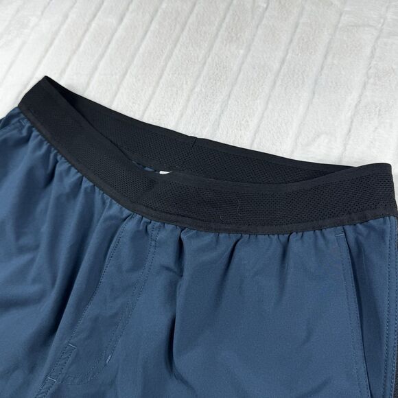 Vuori Agility Unlined Shorts Men's Size XL Blue 7" Inseam Elastic Waist Stretch - Picture 7 of 14